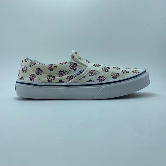 DISNEY X VANS “Minnie Mouse & Friends” Slip On Shoes Youth Kids Size 5 - Picture 3 of 12